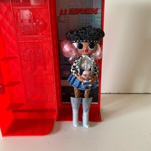 LOL OMG Uptown Fashion Girl Doll With Locker and Little Outrageous Baby Doll